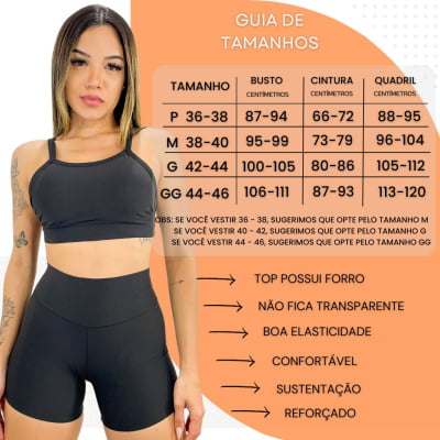 Conjunto Fitness Academia Short  Rosa Top Reto