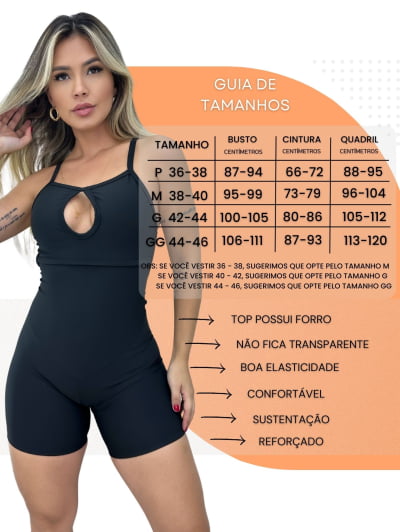 Macaquinho fitness academia Shortinho preto esporte