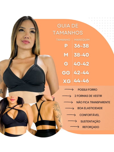Top Com Forro Reforçado Treino Academia dia a dia azul claro